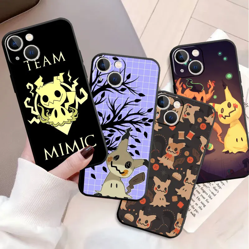 Custodia Per Apple Iphone 14 13 11 Pro Max 12 Mini 7 Plus 8 + Se X Xs Xr 6 6S 5 Cover Morbida In Silicone Funda Per Telefono Mimikyu Pokemon Capa