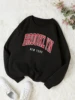 Brooklyn New Work Printed Hoodies Women Cotton Colorful Clothes  Basic Trend Hooded Tops Be Durable Harajuku Hoodie Womens 3