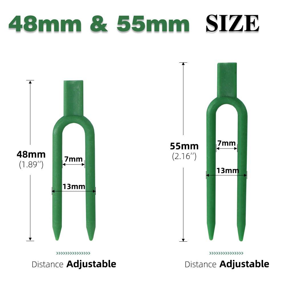 Lot De 100 Attaches De Plantes Réglables Vertes - 23 Cm - Pour Tomates, Vignes, Arbustes - Réutilisables