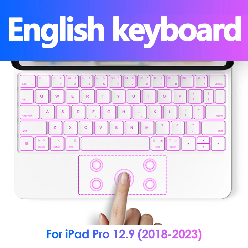 GOOJODOQ Magic Keyboard with LCD Display for iPad Pro 11