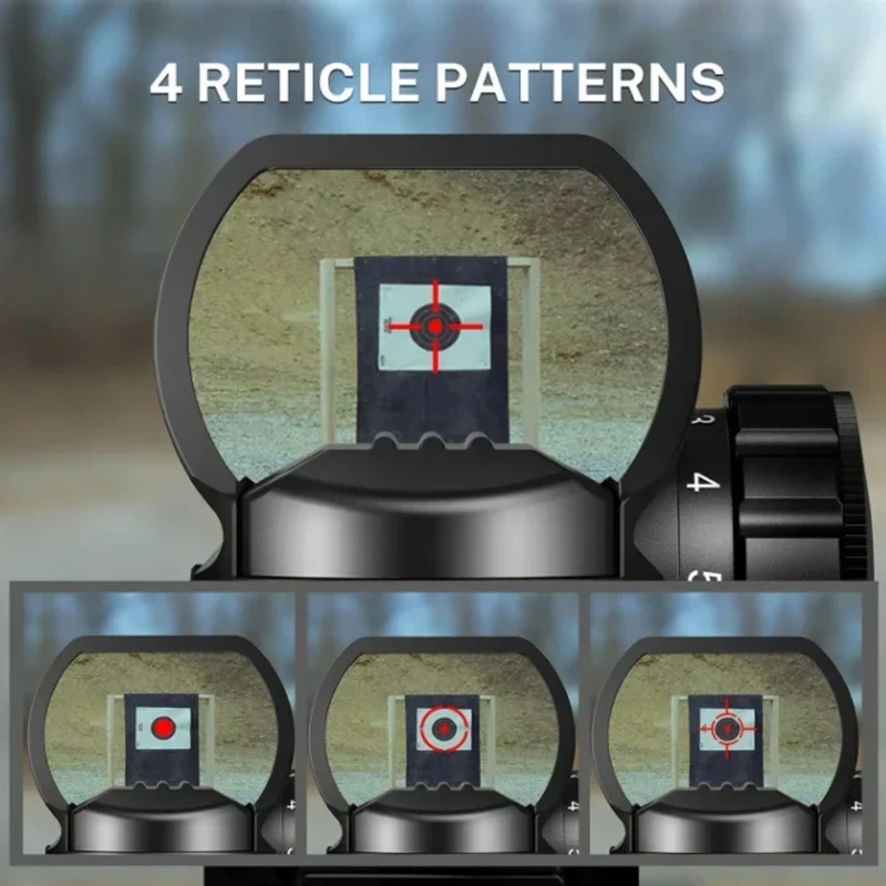 Tactical Reflex Sight Tactical Reflex Sight Red Green Laser Reflex Holographic Optic Scope Red Dot Sight Airgun Scope Hunting 20mm Rail Mount AK