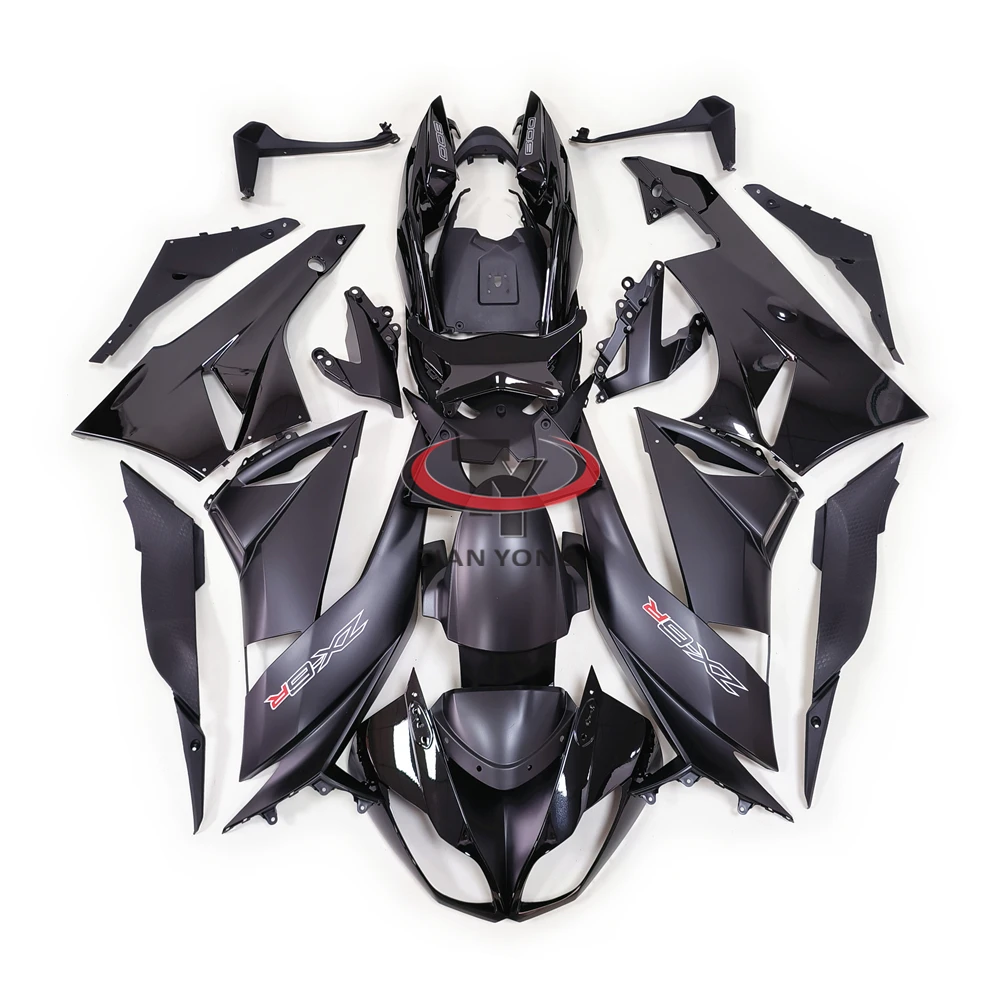 

Motorcycle Full Fairing Kit For Kawasaki ZX6R 2009 2010 2011 2012 Bodywork Injection All matte black Customize ZX 6R 636 Cowling