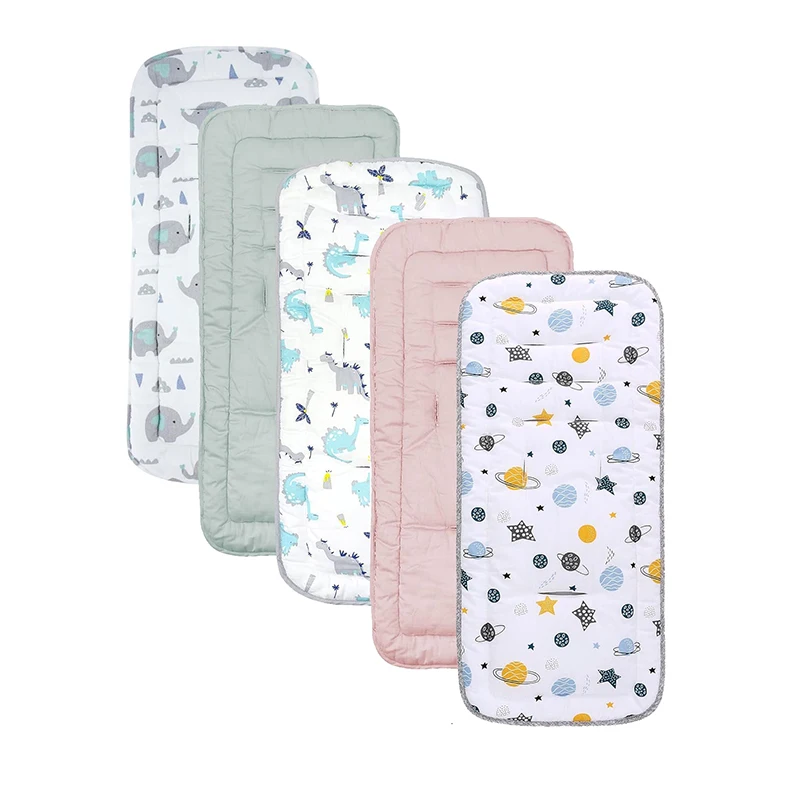Stroller Seat Cushion Comfortable Cotton Baby Stroller Pad Four Seasons General Soft for 0-27M