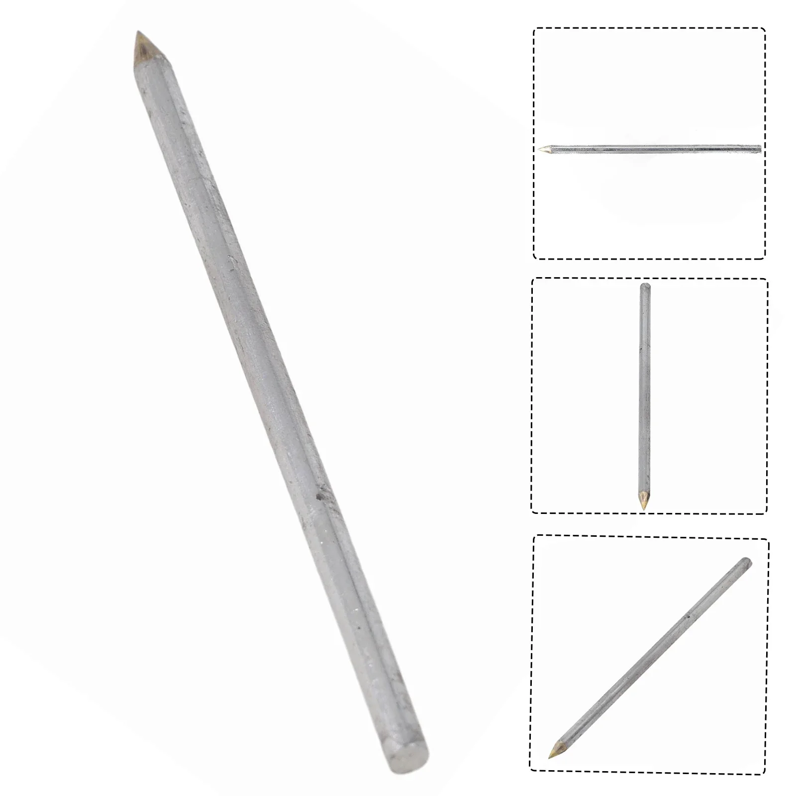 

Diamond Glass Tile Cutter Carbide Scriber Hard Metal Lettering Pen Construction Marker Pen Multi-function Etching Marking Tools