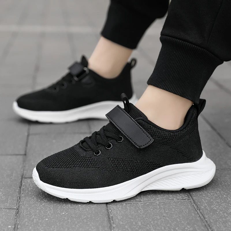 أحذية رياضية للأطفال، أحذية رياضية عصرية متعددة الألوان خفيفة الوزن من القماش الشبكي، مريحة وقابلة للتنفس للجري في الهواء الطلق للأولاد والبنات