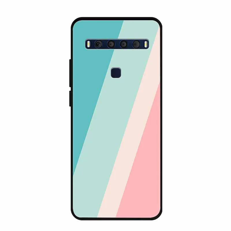 Marble TPU Silicone Bumper Shockproof Protective Case Cover