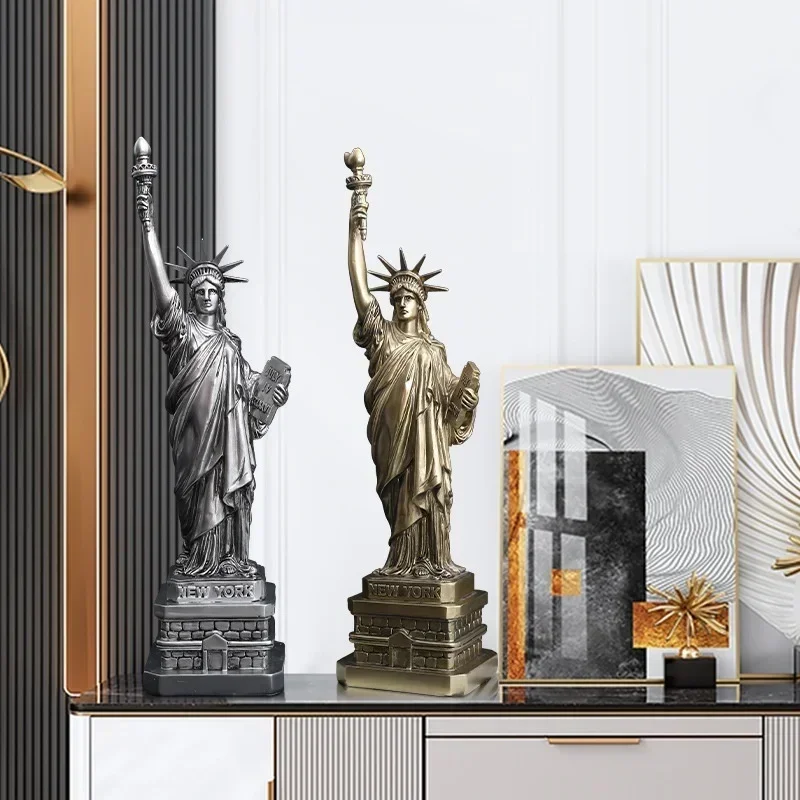 

Статуя Свободы домашняя гостиная фигурка модель статуя украшения офисный стол небольшие предметы интерьера