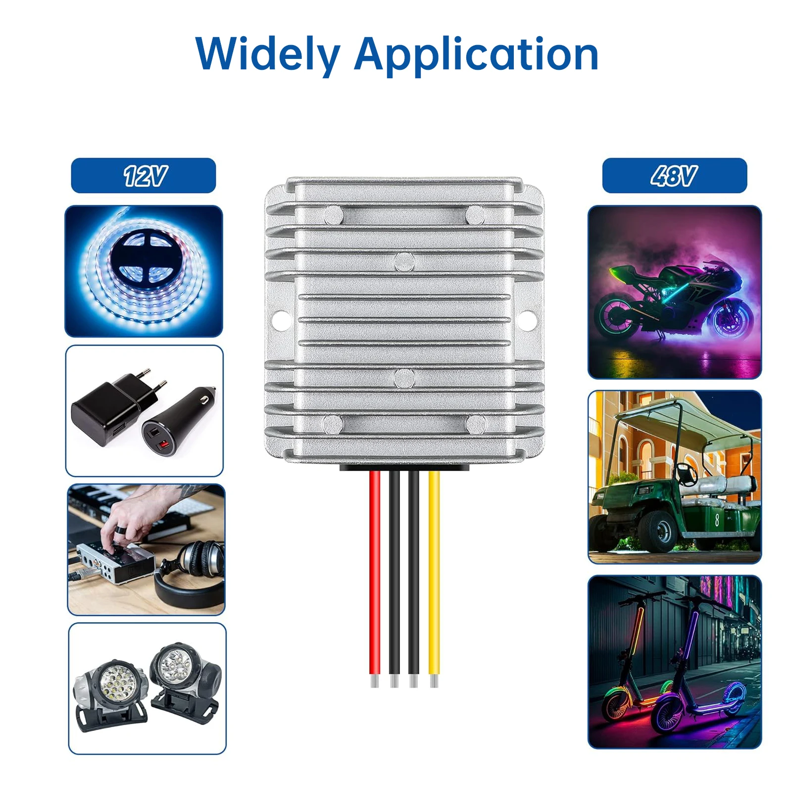 Edup-conversor e Regulador de Voltagem para Injetor Poe 150w Acessórios Starlink de Carro 12v a 48v 3a Transformador de Potência 144w - Imagem 2