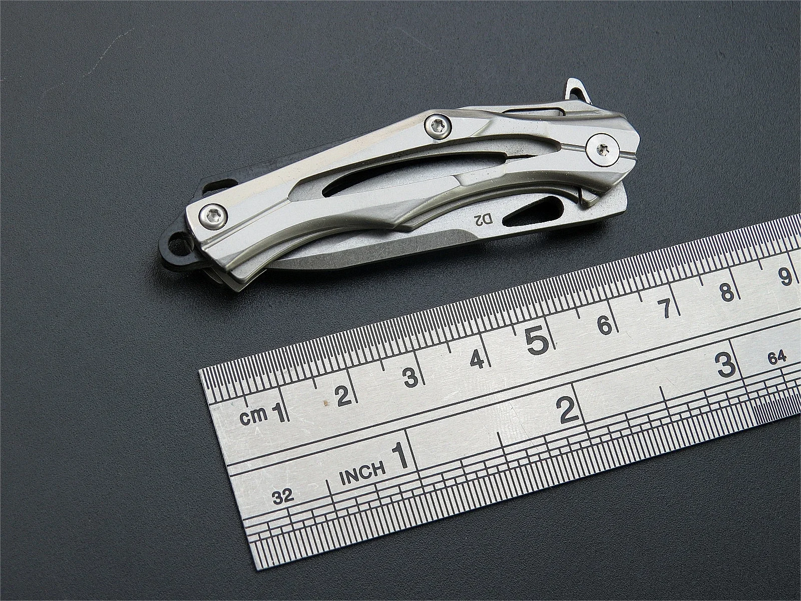 Eafengrow EF205 Camping Knife D2 Steel Blade+Steel Handle Ball Bearing Portable Knife for Outdoor Survival Tactical EDC Tool 6