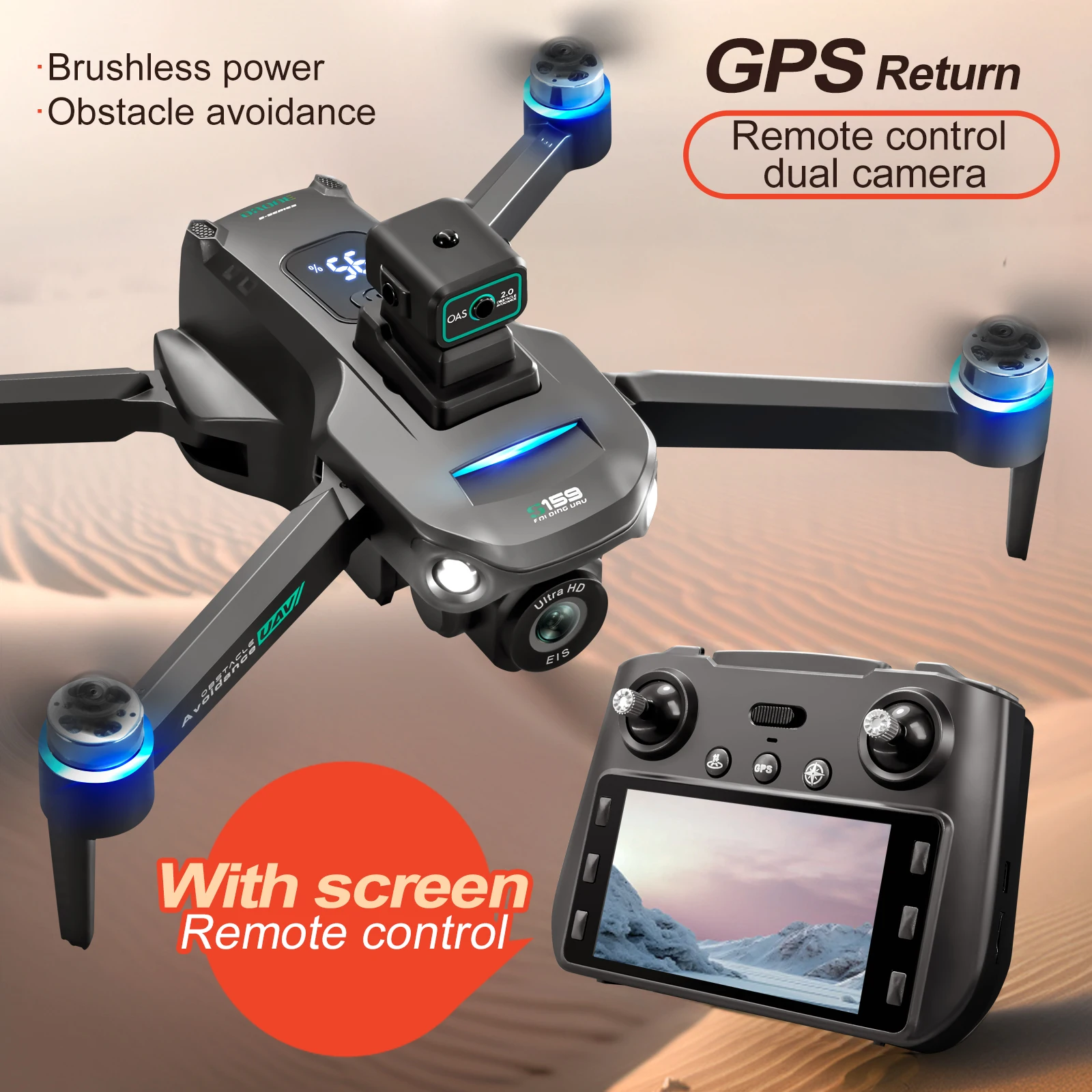 ドローン GPS Amazon.com: Dodoore GPS Drone with 8K UHD EIS Camera for