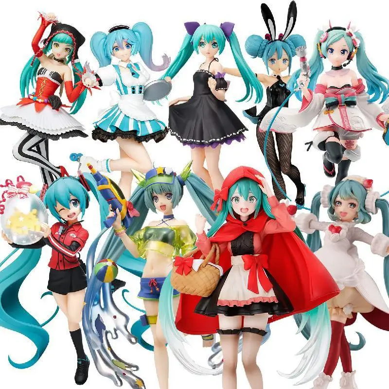 Taito Hatsune Miku Аниме Фигурка VOCALOID Wonderland Ver. Коллекционная фигурка из ПВХ модель