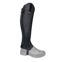 Equestrian Leg Guards Suit for Adult Child Wear-resistant and Breathable Comfortable Grid Design Cool Sweat-wicking 1