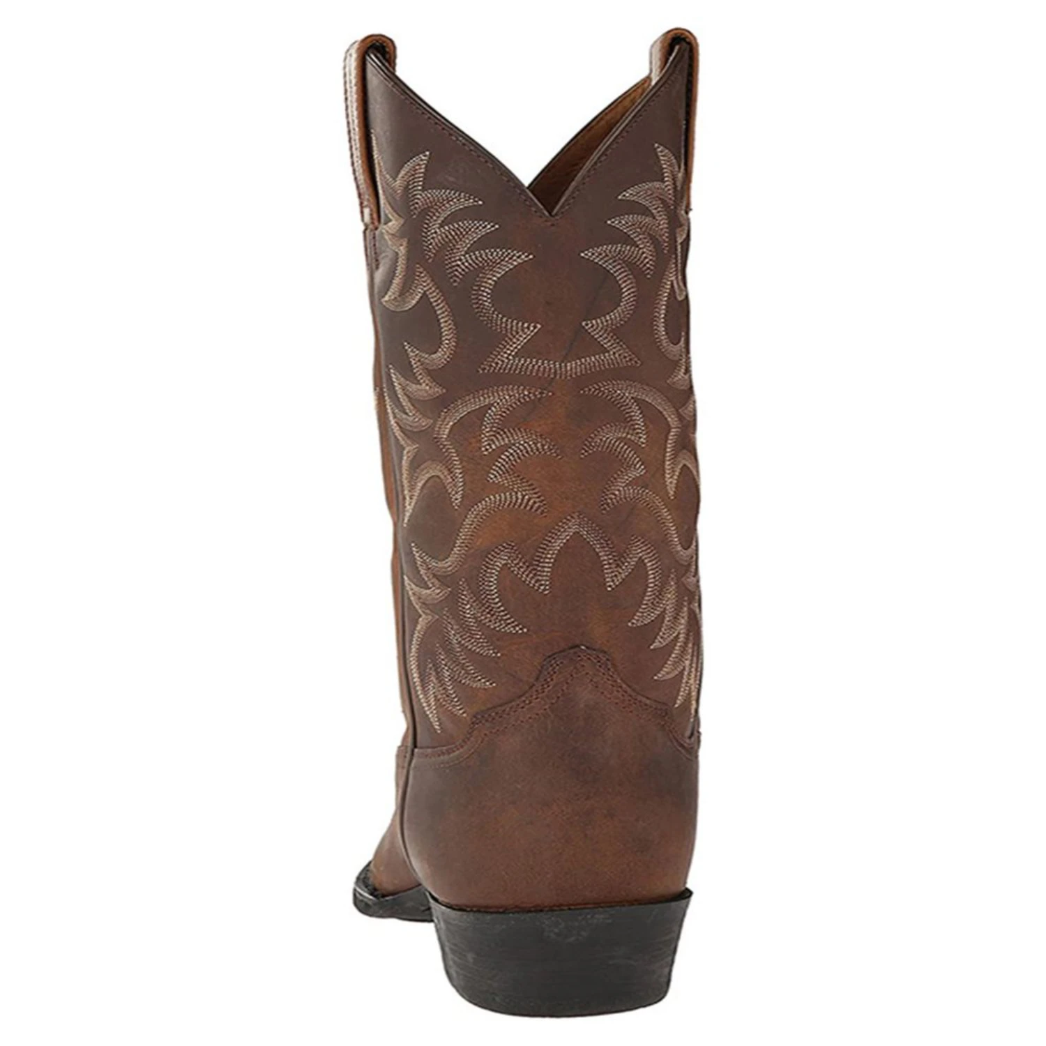 Comfortable Mid Calf Cowboy Boots for Men, Embroidered Size 11