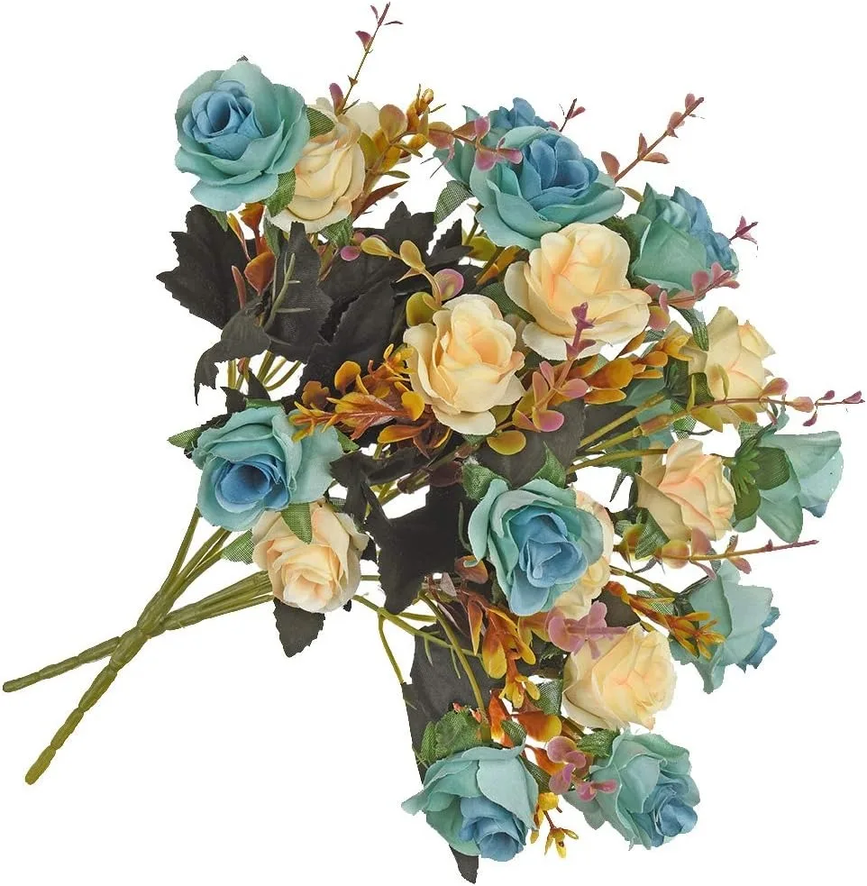 Elegant 34cm Artificial Rose Bouquet