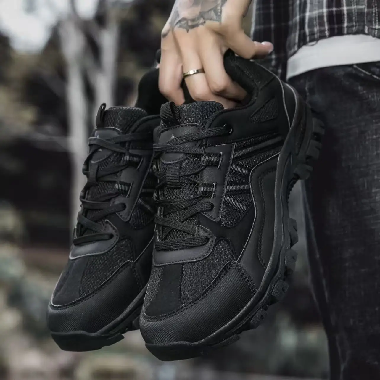 2026년 신상 봄 남성 미끄럼 방지 야외 하이킹 신발 여성 트레킹 산악화 트레킹 하이킹 스니커즈
