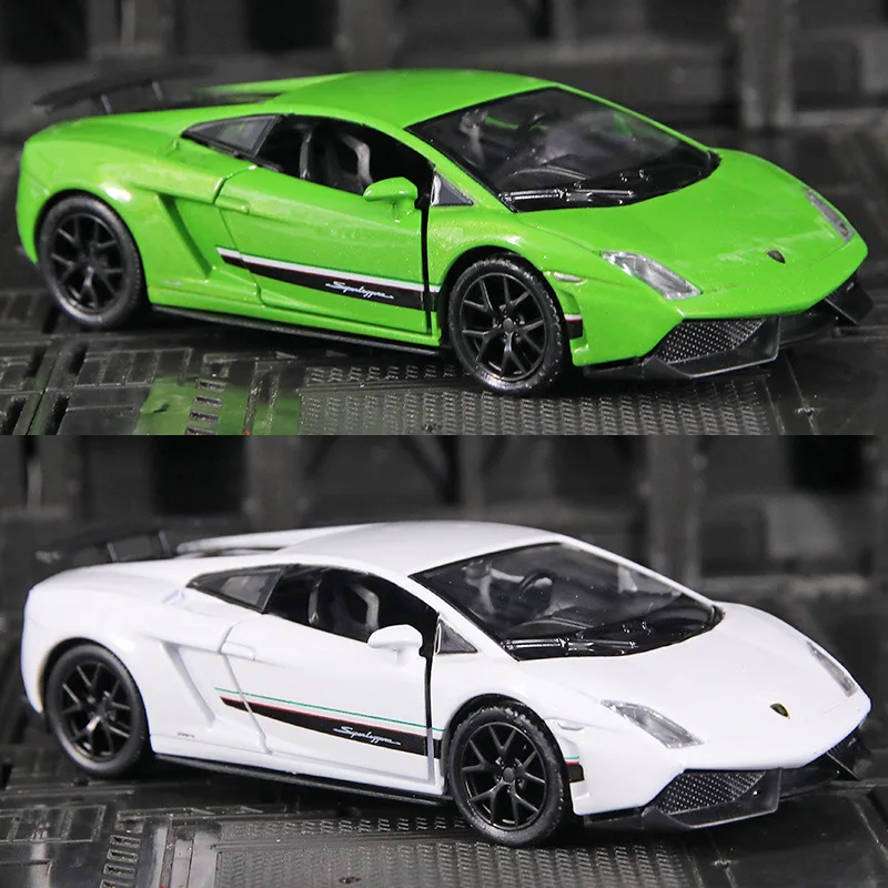 

1:36 Lamborghini Huracan модель автомобиля из сплава оргстекло пылезащитный дисплей основа посылка Коллекционирование подарков