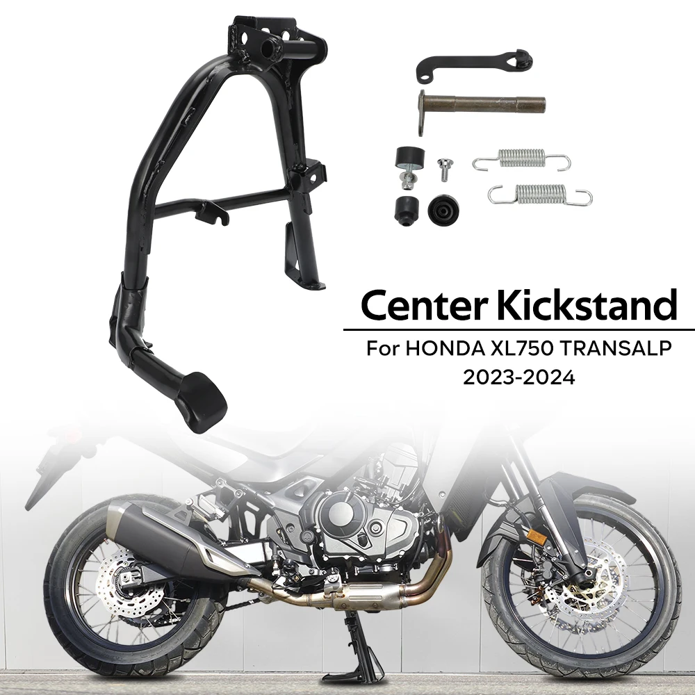 모터사이클 액세서리 TRANSALP 750 센터 스탠드 주차 스탠드 중앙 견고한 프레임 스틸 랙 HONDA XL750 TRANSALP 2023-2024용