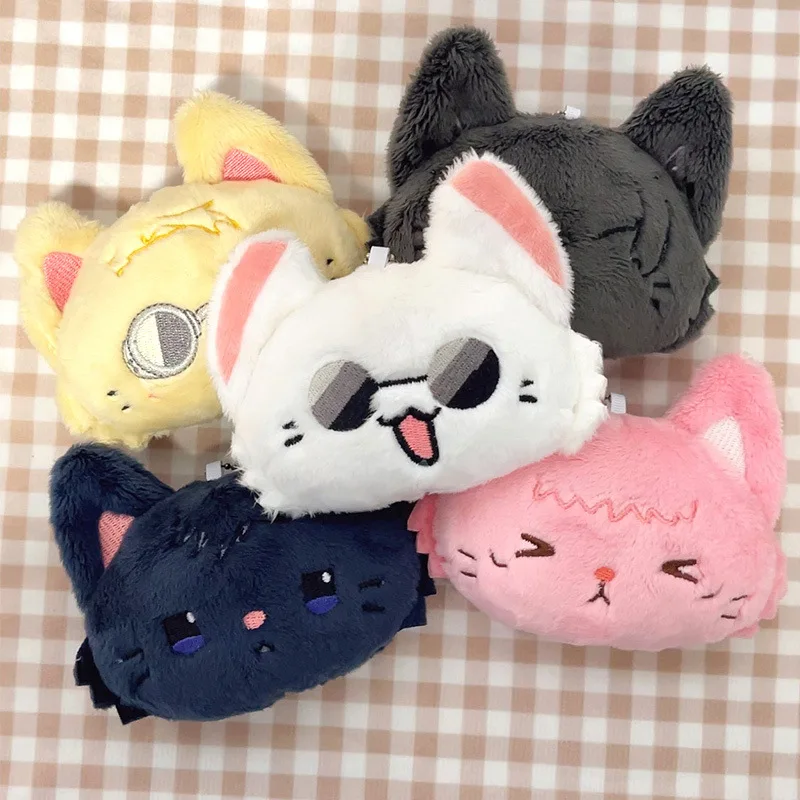 Plush Toy Plush Doll Anime Ornament 10cm Nanami Kento Itadori Yuji Gojo Keychain Cute Cartoon Geto Suguru Doll Pendant Accessories Key Chains Fans Gifts