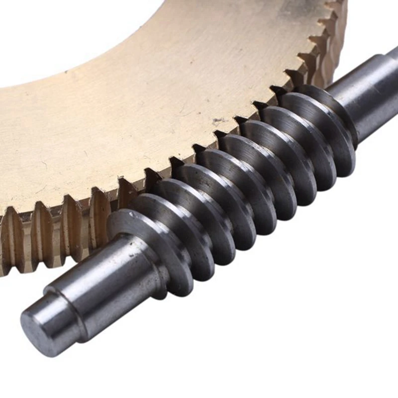 Stainless Steel Worm Tin Bronze Worm Gear Wear 1:90 Reduction Ratio Large Reduction Ratio images - 6