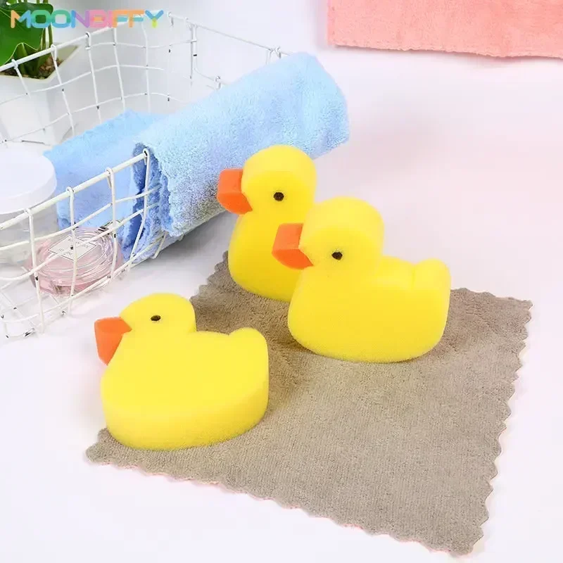 Baby Bath Sponge Children Animal Shape Sponge Wipe Newborn Cartoon Duck Bath Towel Baby Supplies Stuff baby bath sponge