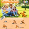 VATOS Robot Dog Toy for Kids Voice 2.4GHz Remote Control Robot Pet Touch Sensor 20+ Mode Puppy Toy for Kids Girls Orange 6