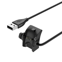 Universal Magnetic USB Charging Cable Dock for Smartwatches - Desktop Stand and Adapter (Black)