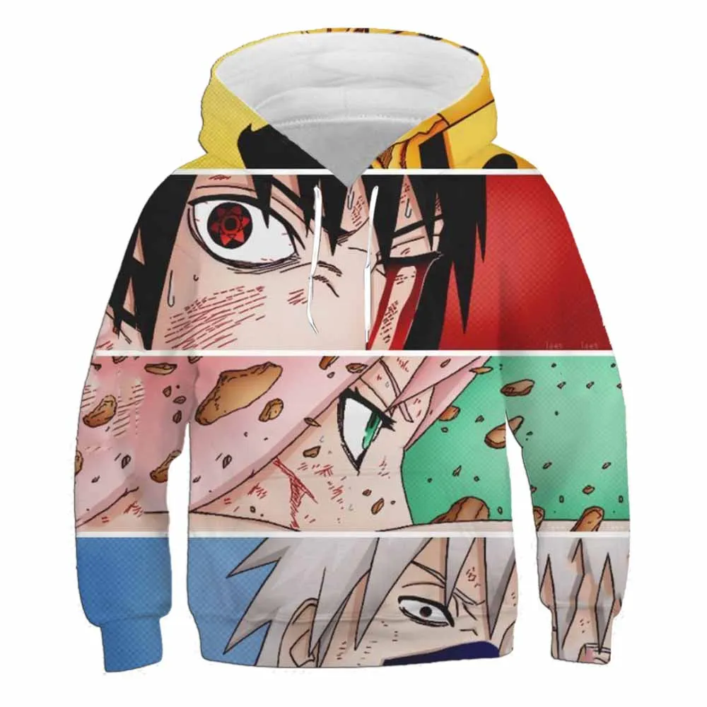 Anime Naruto Sweatshirt 4-14 Year Old Children's Hoodie Anime Costume Naruto  Hoodie Boys' Sweatshirt Children's Spring And Autum - AliExpress