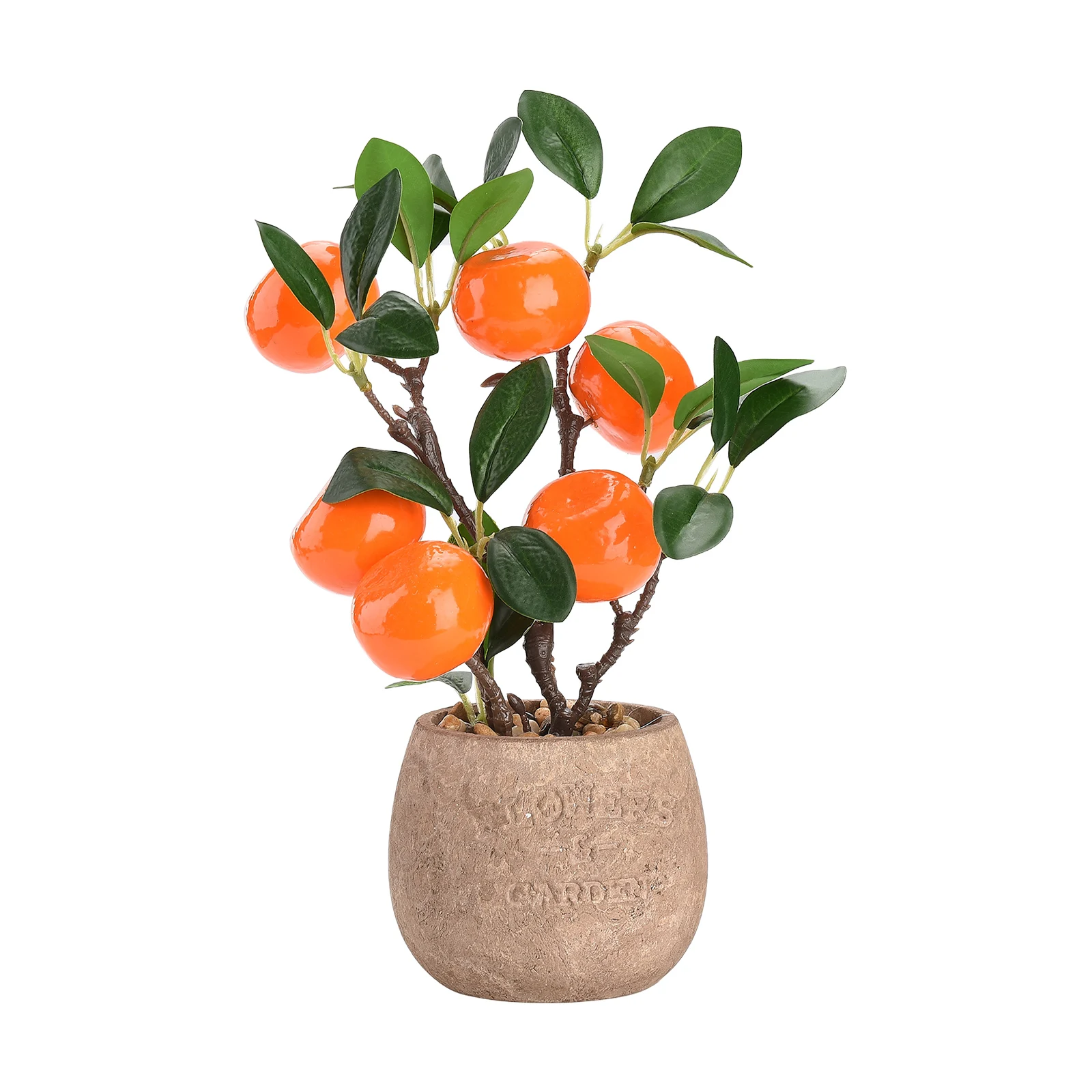 

Imitation Plants Simulation Fruit Kumquat Ornament Gift For Indoor Office Home Decoration DIY Fake Green Grass Mini Plastic