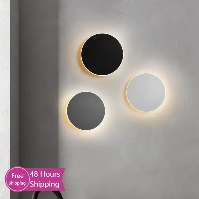 

Modern Wall Lamp Touch Bedroom Bedside Living Room Corridor Staircase Background Wall Induction Led Sconce Light Lighting Indoor