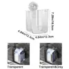 Plastic Suction Cup Tissue Holder Wall Mounted Removable Toilet Paper Holder Punch-Free Waterproof Tissue Rack for Home 6
