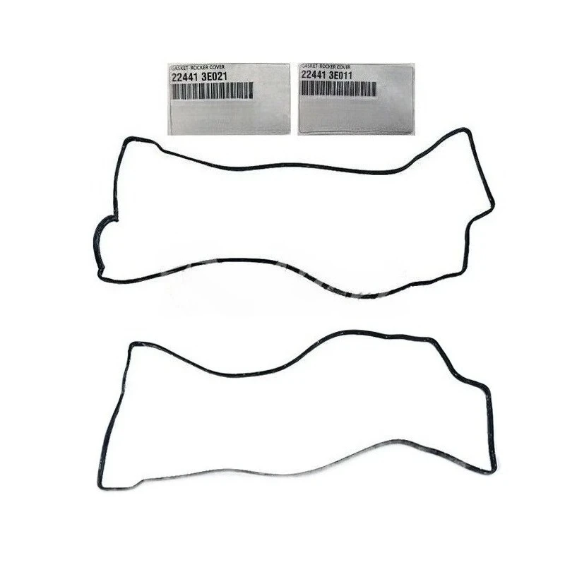 2PCS NEW 22441-3E011+ 22441-3E021 밸브 커버 가스켓 세트 산타페용 2006-10 224413E011+224413E021