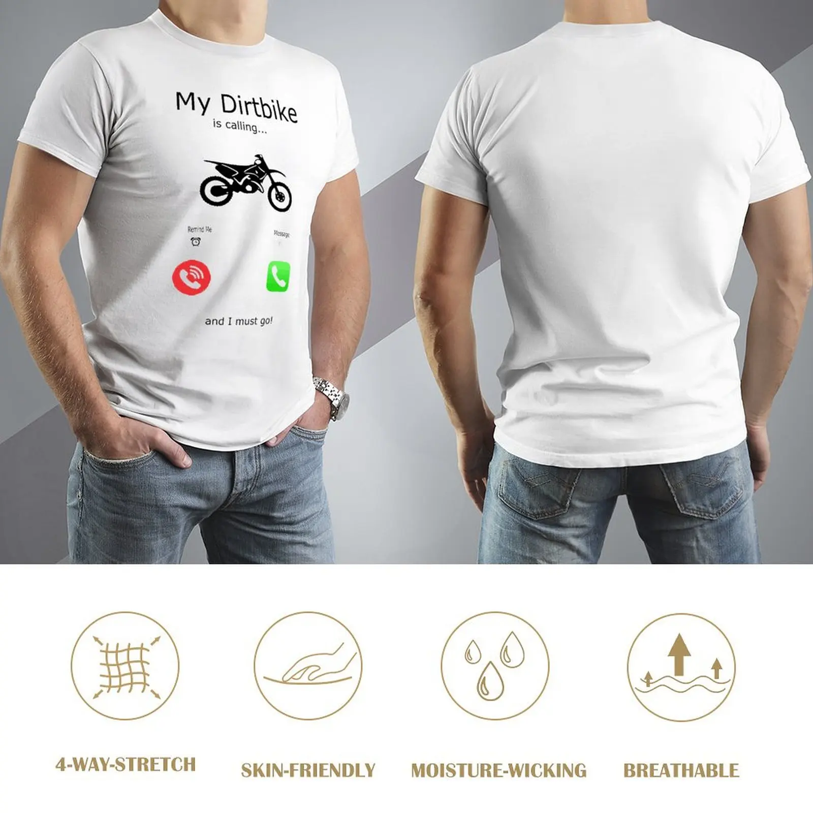 Fresh Thumbnail 3 Di 3 Dirt Bike Calling Yythkg T-Shirt Move Top Tee Divertente Sarcastico Aactivity Competition Eur Size