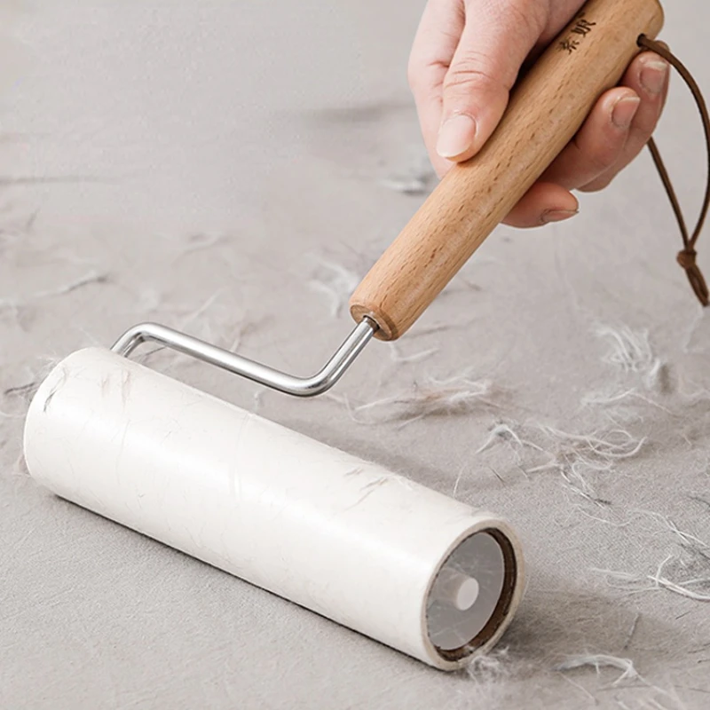 

Tearable Roll Paper Sticky Roller, Dust Wiper, Pet Hair, Clothes Felt Roller Brush, Portable, Replaceable Cleaning Tool