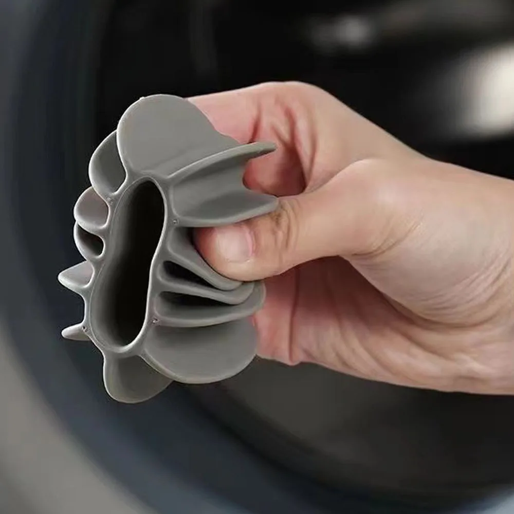 Laundry Ball Pet Hair Remover Laundry Hair Catcher 10Pcs Reusable Silicone To Remove Pet Hair And Prevent Clothes From Winding Bathroom Supplies