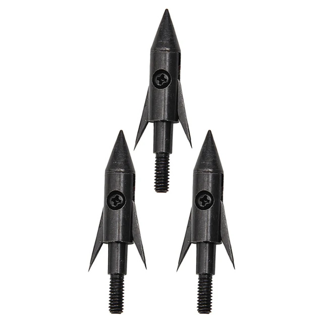 6Pcs Steel Fish Bow Hunting Arrow Tips Boardhead Archery Arrowhead Points  Hunting Beast Arrow Head Fishing Accessory