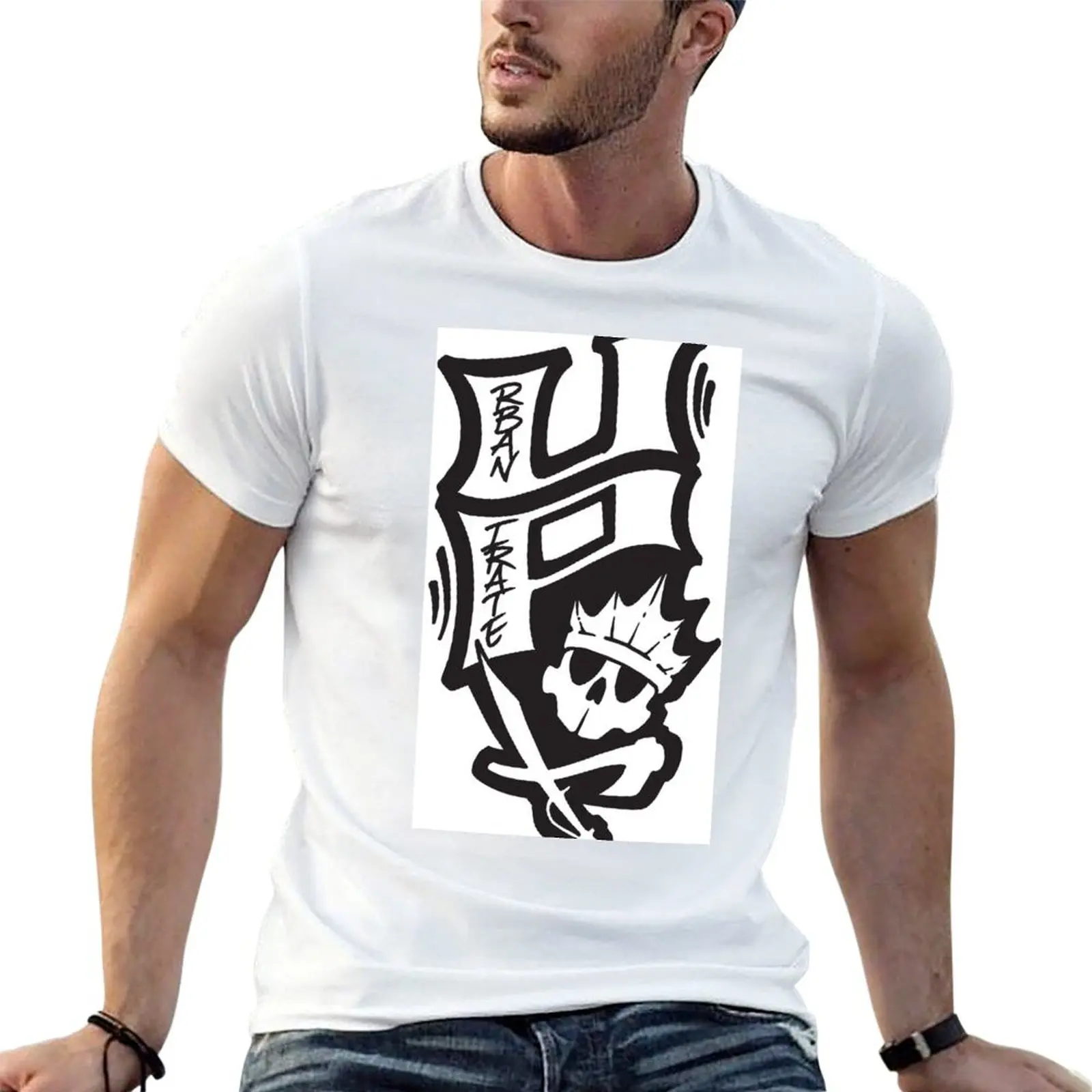 

Urban Pirate Co. T-shirt blanks anime clothes Short sleeve tee T-shirts for men cotton