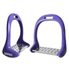 1 Pair Pedal Equipment Horse Stirrups Anti Slip Equestrian Safety Aluminium Alloy Riding Treads Lightweight Outdoor Sports 6