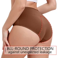 3 couches culottes menstruelles Absorption maternité Incontinence physiologique slips respirants période imperméable femmes sous-vêtements 2