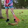 Carbon Steel Grass Rake Hand Rake Wire Broom Nine Tooth for Leaf Cleaning Garden Tool for Garden Maintenance Plant Care 5