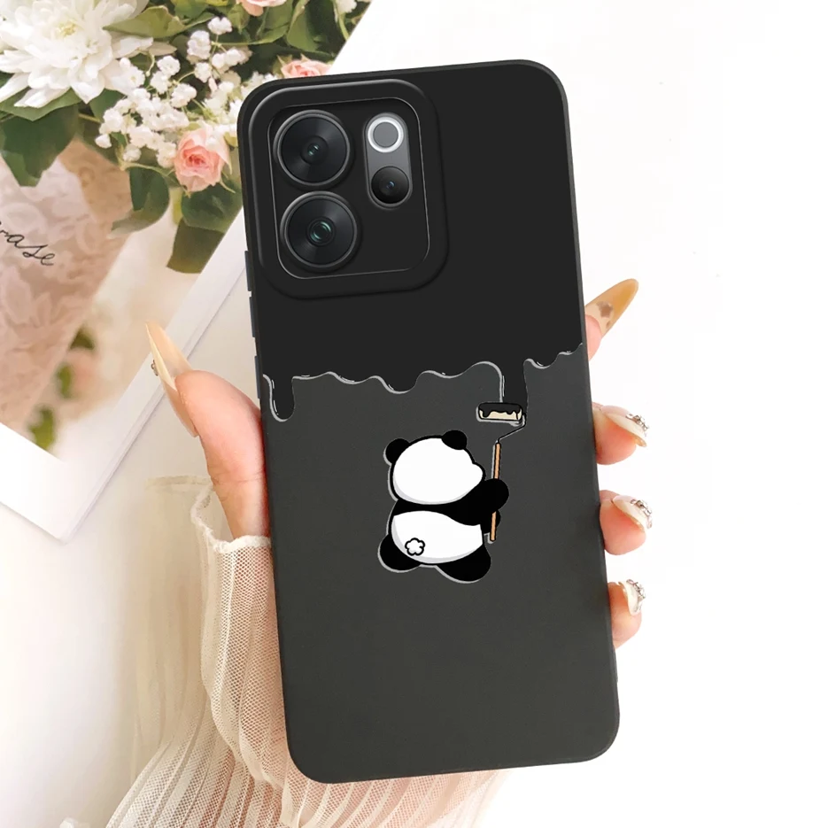 Cute Dog and Panda Cartoon Soft TPU Phone Case - Enhanced Protection and Style