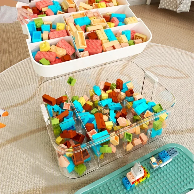 Plastic Lego & Puzzle Storage Box for Kids 4