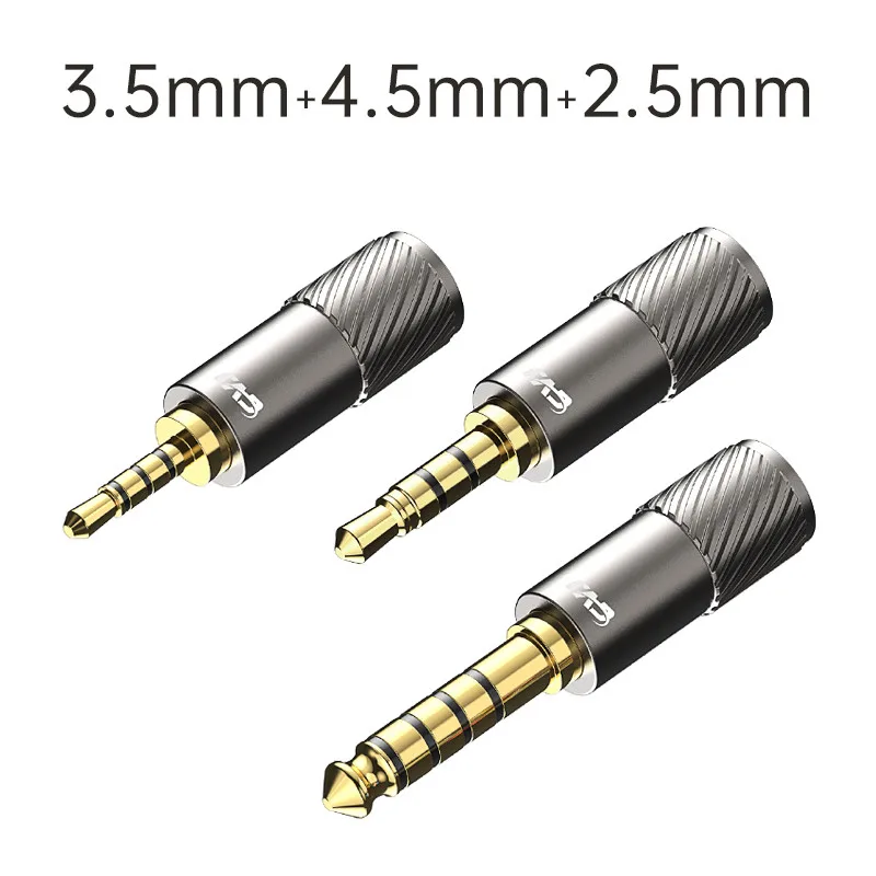 

CVJ Type C 2,5 мм, 3,5 мм, 4,4 мм, сменный аудиоштекер, разъем для наушников, кабель для обновления, съемный штекер для Huawei, Xiaomi