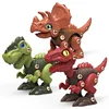 Funny Egg Take Apart Dinosaur Toys for Boys Building Toy Set with Drill Construction Engineering Play Kit Christmas Gift for Kid 2