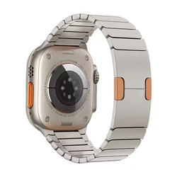 Premium Stainless Steel Link Bracelet Wristband for 49mm (Titanium color)