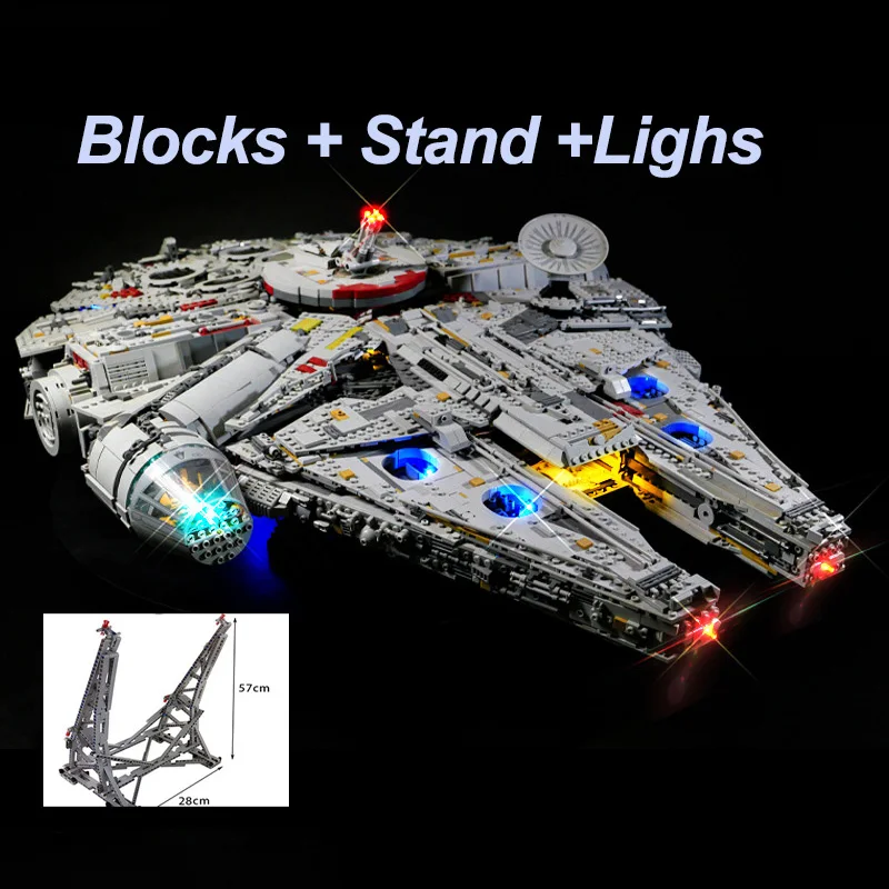 MINISO Disney FIT 75192 UCS Millennium Ship Falcon Building Blocks