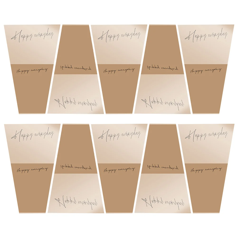 

20 Pcs Flower Packaging Bag Florist Wrapping Bags for Bouquet Sleeve Delicate Paper