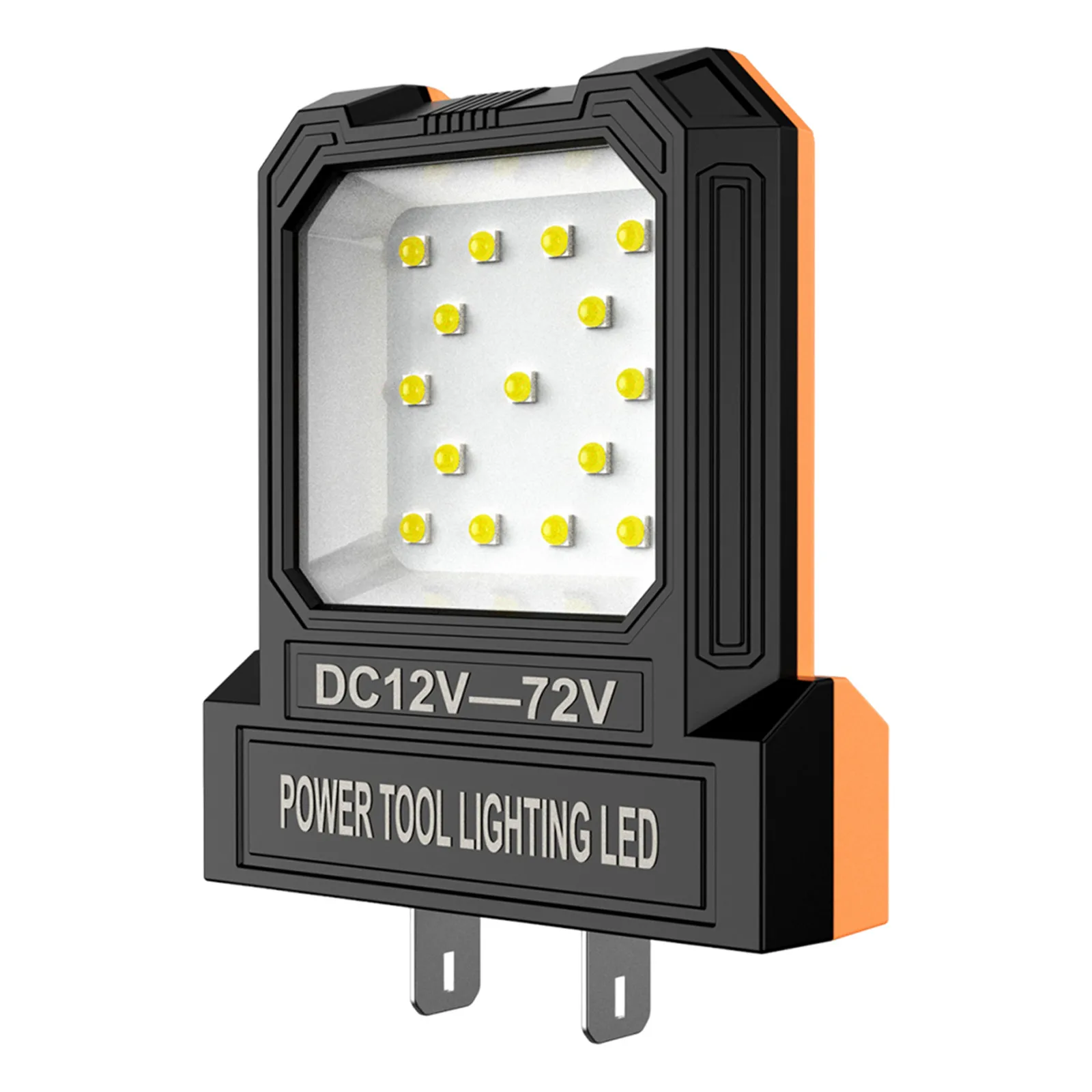 12V-72V LED 미니 포켓 작업등 550LM 배터리 없음 초강력 스포트라이트 캠핑 랜턴 (차고, 자동차 수리, 캠핑, 낚시용)
