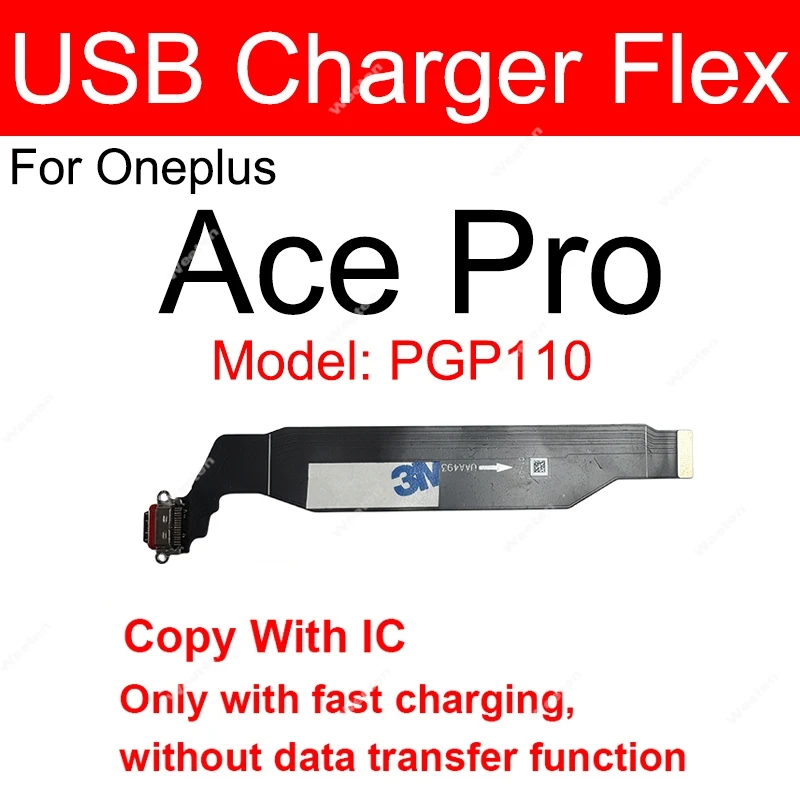 OnePlus Ace Series USB Charging Dock Flex Cable Charger Port Connector Parts