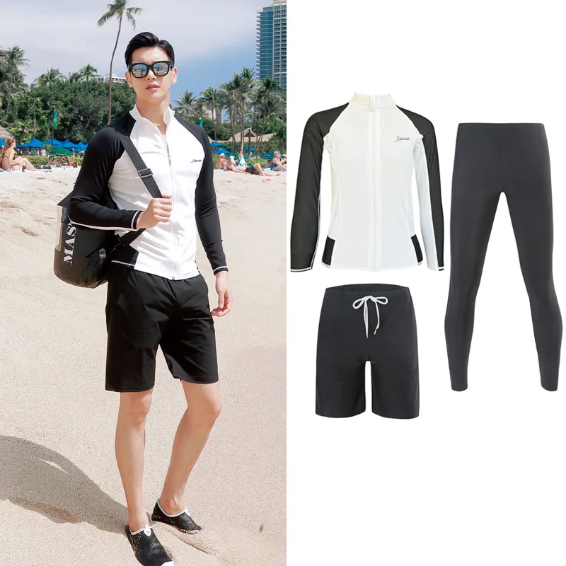 Surfing Swimsuit Korean Couple Split Men Women's surfing swimsuit
