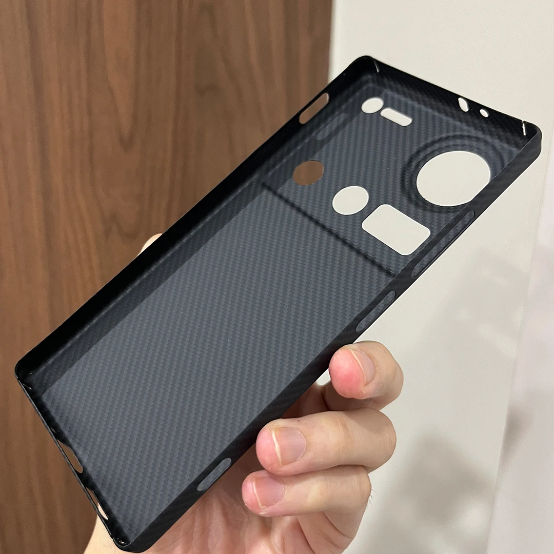 高級600Dリアルアラミドカーボンファイバー製スマホケースカバー ZTE